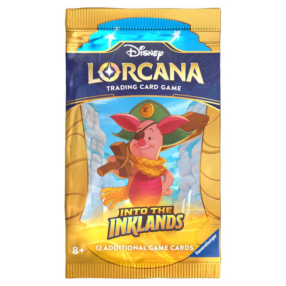 Disney Lorcana Into the Inklands Set 3 single sealed booster pack
