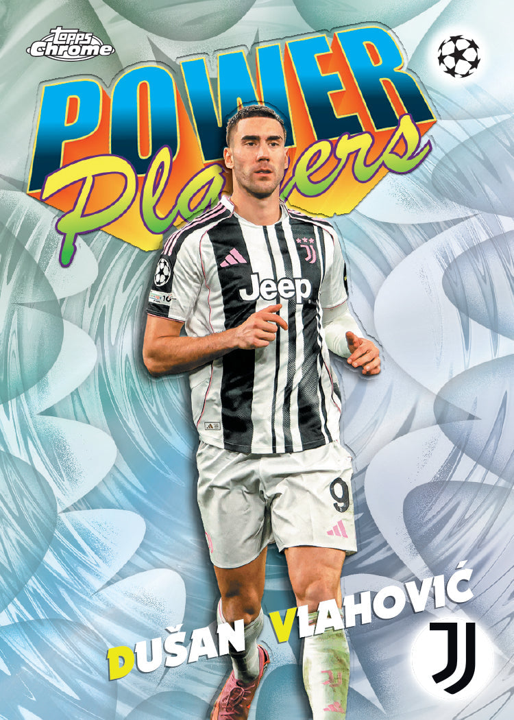 Topps Chrome UEFA Club Competitions 2025/26 card example