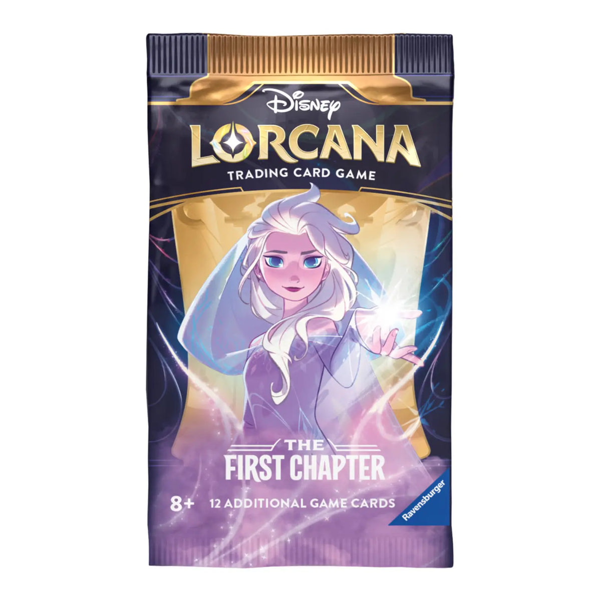 Sealed Lorcana The First Chapter booster pack showing Elsa on the front