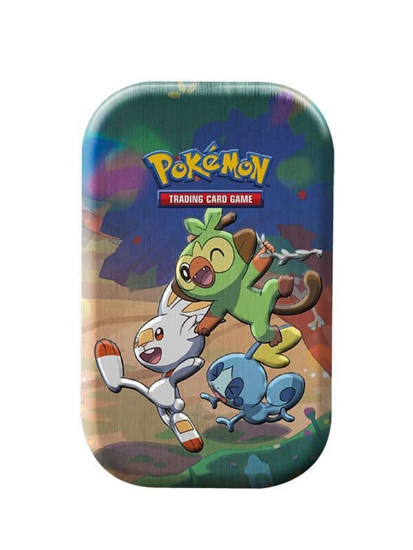 Pokémon TCG Celebrations mini tin, generation design option seven of the available styles