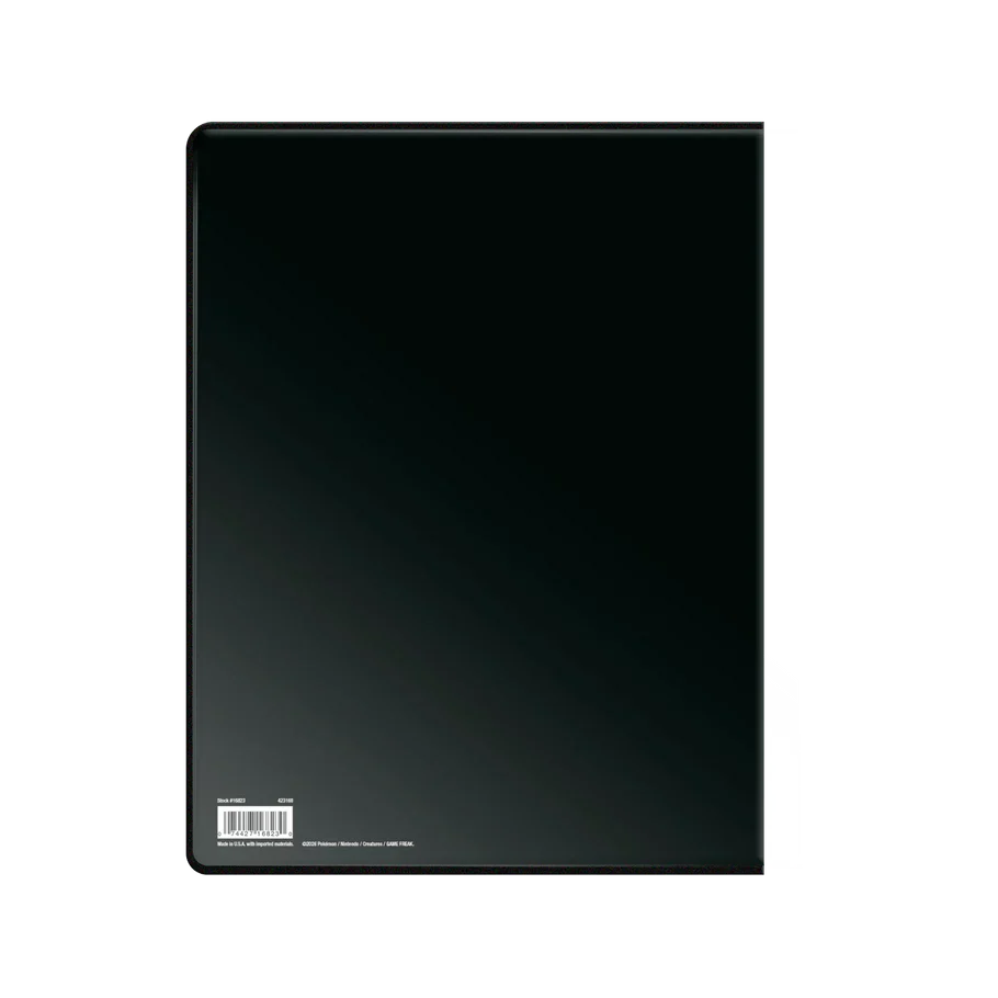 Ascended Heroes 9-Pocket Portfolio shown with Pokémon trading cards in its clear pockets
