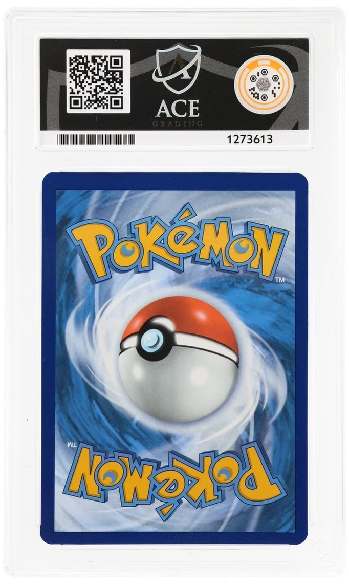 Charmander 004/165 EB Games Stamped Promo, ACE 9 Mint graded slab, reverse showing cert 1273613