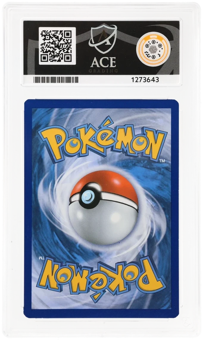 Gardevoir EX 116/114 Secret Rare, ACE 8 NM-MT graded slab, reverse showing cert 1273643