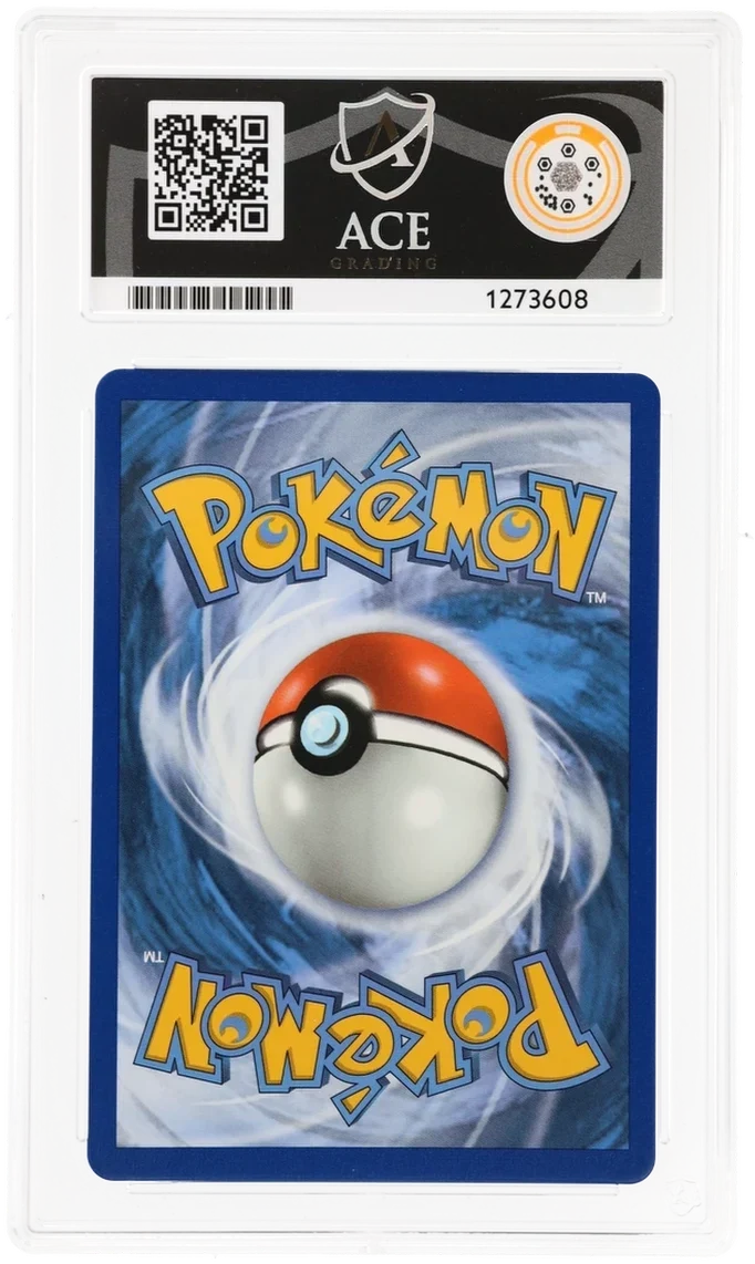 Snorlax VMAX 206/202 Secret Rare, ACE 10 Gem Mint graded slab, reverse showing cert 1273608