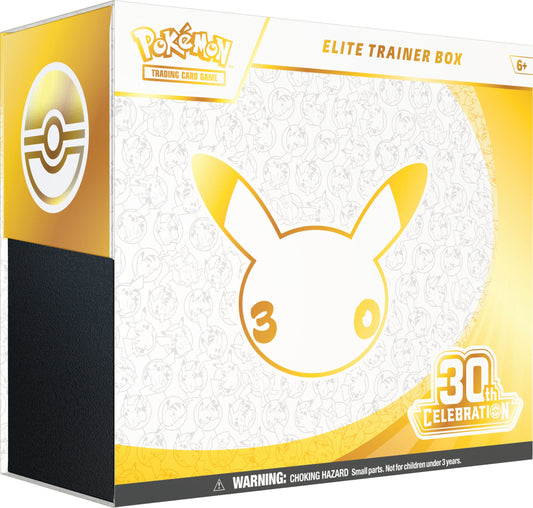 The English Pokemon TCG 30th Celebration Elite Trainer Box