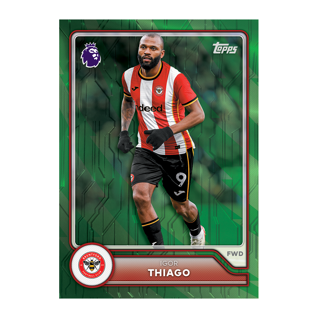 Topps Premier League 2026/27 Green Voltage parallel example