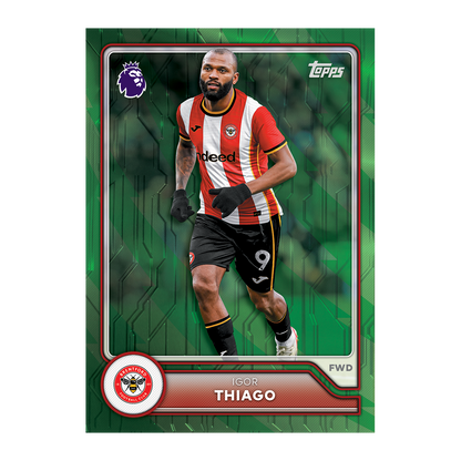 Topps Premier League 2026/27 Green Voltage parallel example