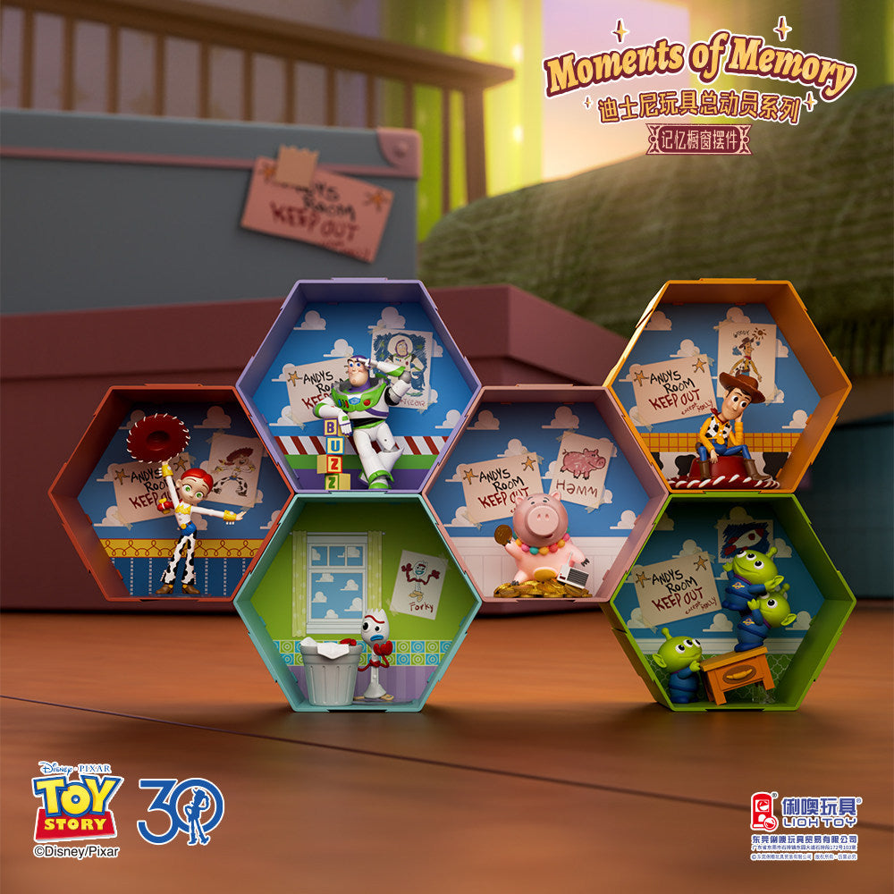 Toy Story Moments of Memory blind box figure display