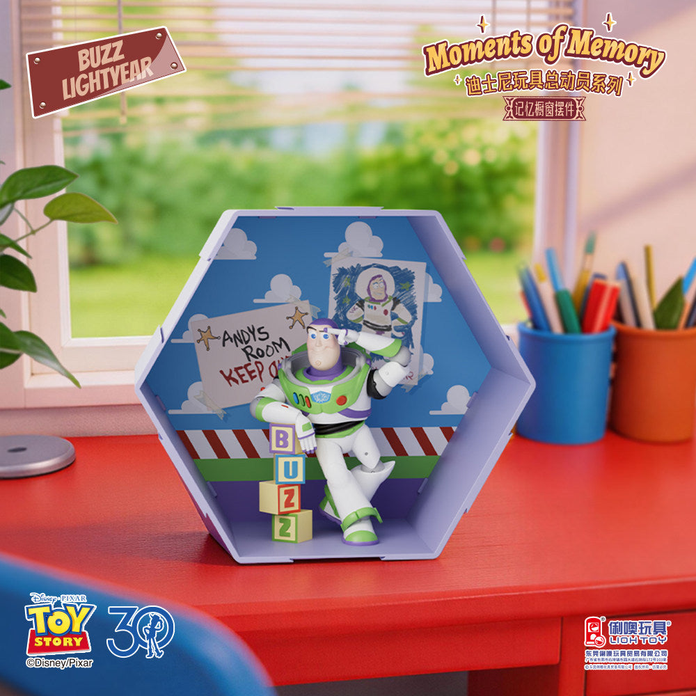 Toy Story Moments of Memory character diorama close up
