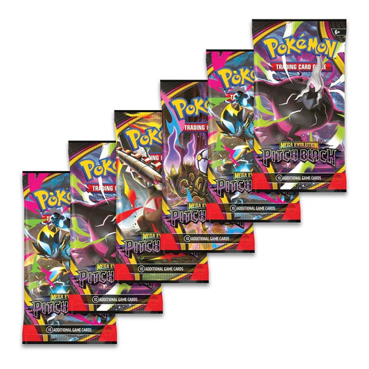 Pokémon TCG: Pitch Black Booster Packs (x6) - Opened Live or Sent Sealed