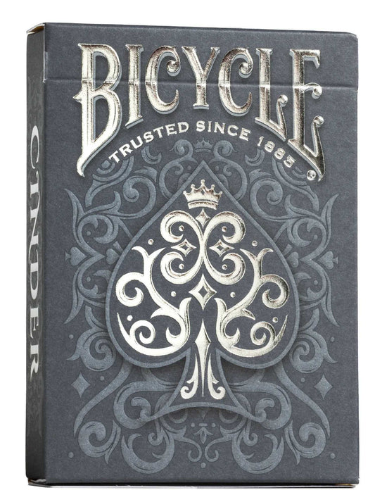 Bicycle Cinder playing cards deck with ember and ash inspired artwork