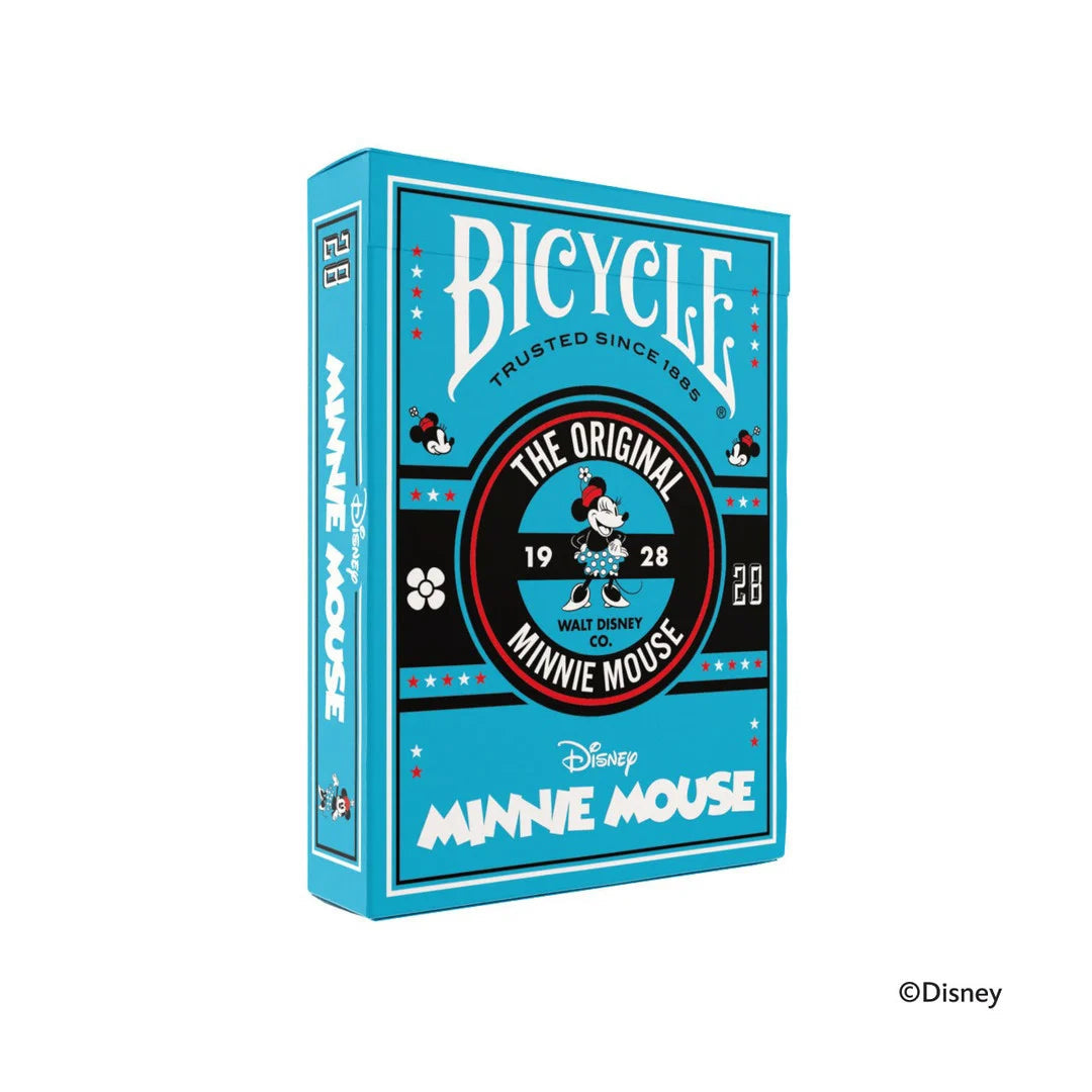 Bicycle Disney Classic Minnie Mouse playing cards deck, front of the tuck box