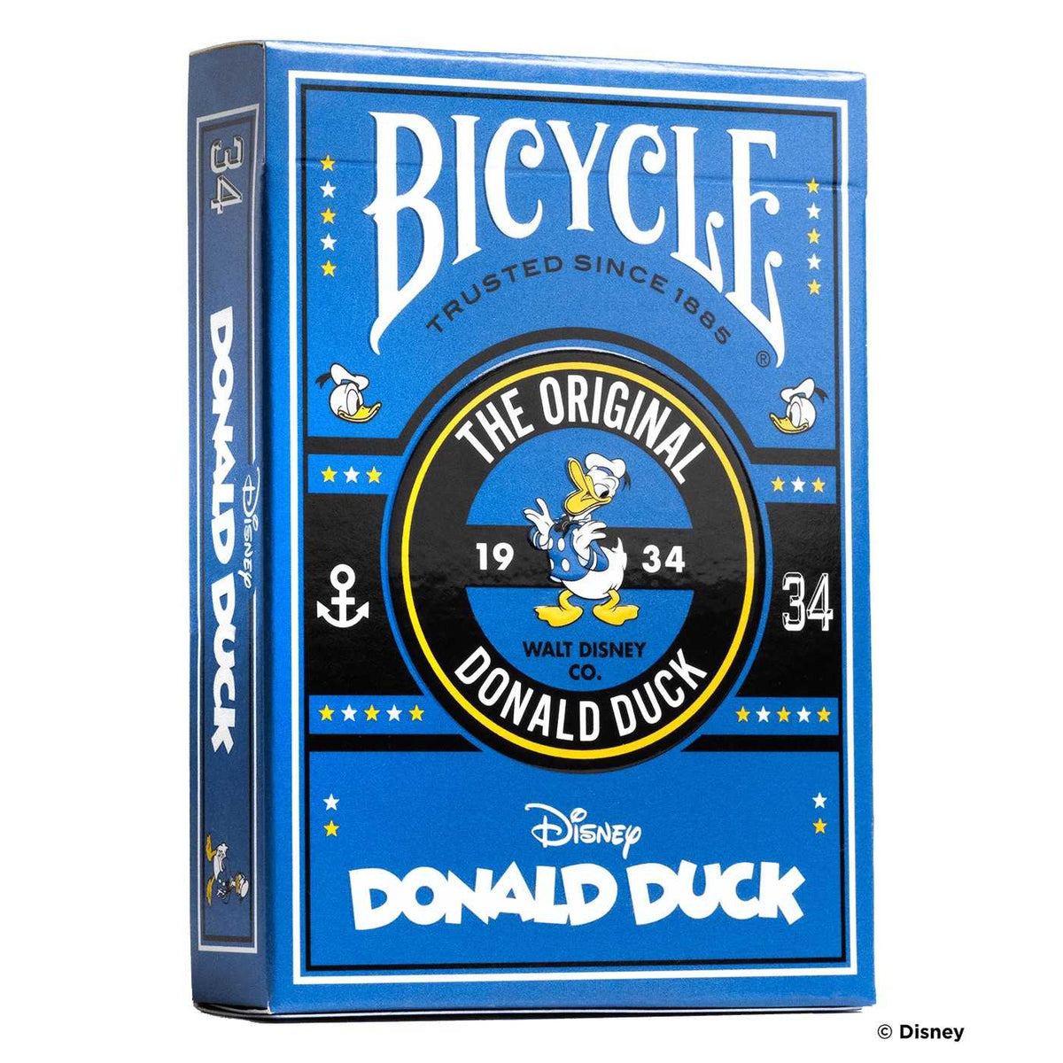 Bicycle Disney Donald Duck playing cards deck with Donald Duck box artwork