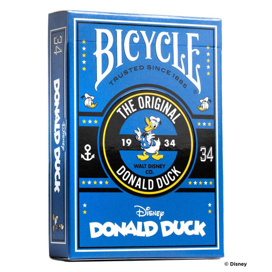 Bicycle Disney Donald Duck playing cards deck with Donald Duck box artwork
