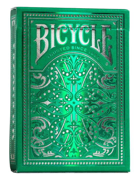 Bicycle Jacquard playing cards with woven textile inspired artwork shown front-on