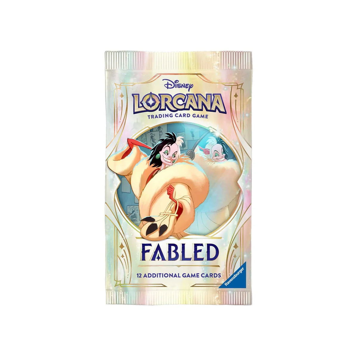 Fabled booster pack artwork from the Disney Lorcana Trading Card Game