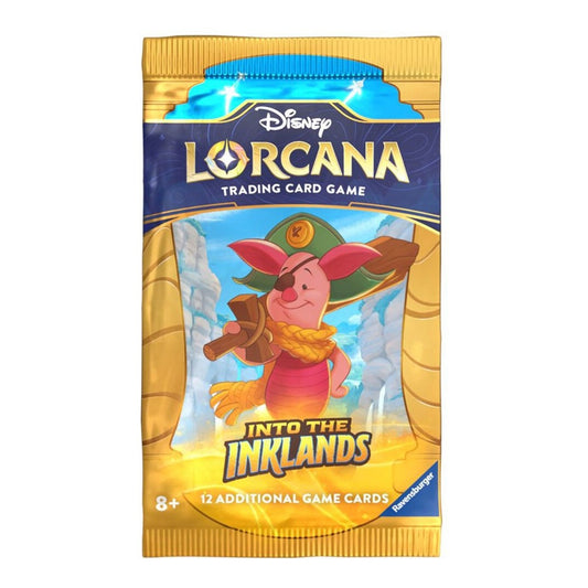 Disney Lorcana Into the Inklands Set 3 single sealed booster pack