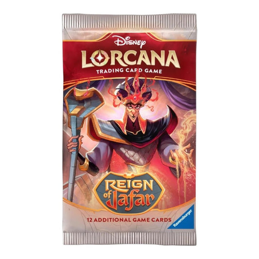 Disney Lorcana Reign of Jafar Set 8 single sealed booster pack