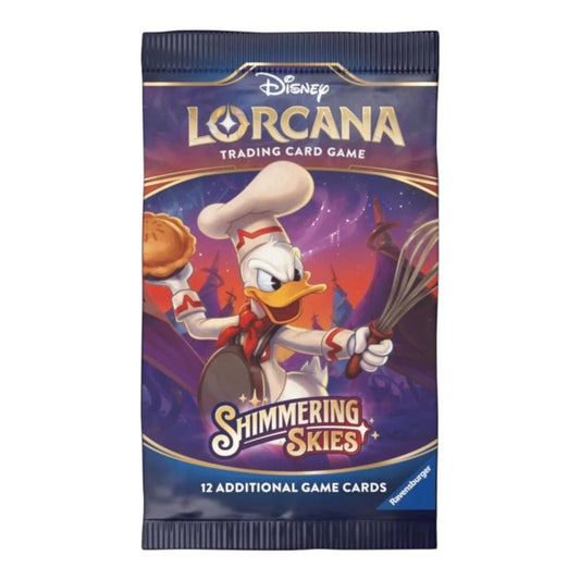 Disney Lorcana Shimmering Skies Set 5 single sealed booster pack