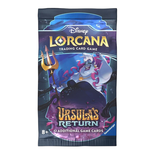 Disney Lorcana Ursula's Return Set 4 single sealed booster pack