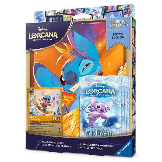 Disney Lorcana Winterspell Set 11 Collection Starter box shown front-on with set artwork