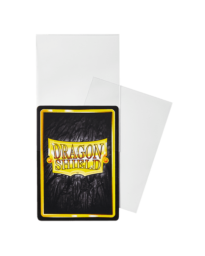 Dragon Shield Perfect Fit clear inner sleeve pack shown from an alternate view