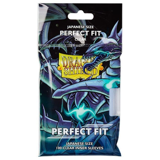 Dragon Shield Japanese size Perfect Fit inner sleeves in clear, pack of 100