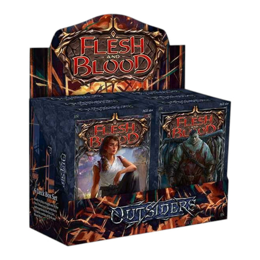 Flesh and Blood TCG Outsiders Blitz Deck sealed product shown front-on