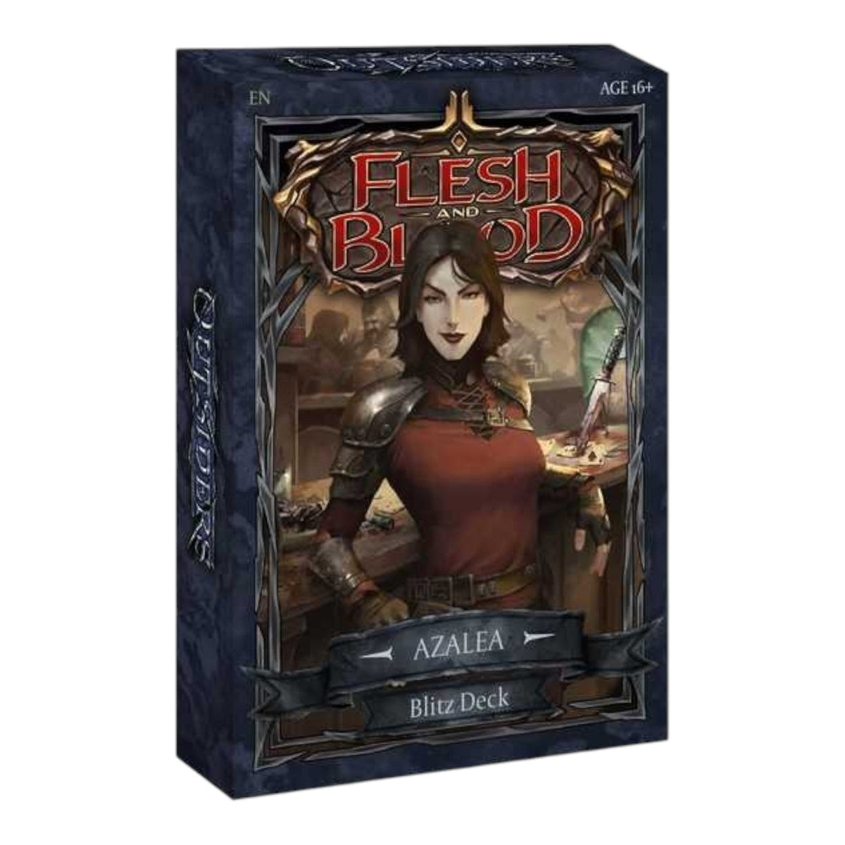 Flesh and Blood TCG Outsiders Blitz Deck sealed product extra view of the packaging