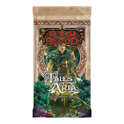 Flesh and Blood Tales of Aria 1st Edition booster pack with Briar hero artwork