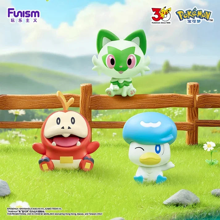 Pokémon × Funism: Palmsize Wonders First Partner Blind Box (30th Anniversary)