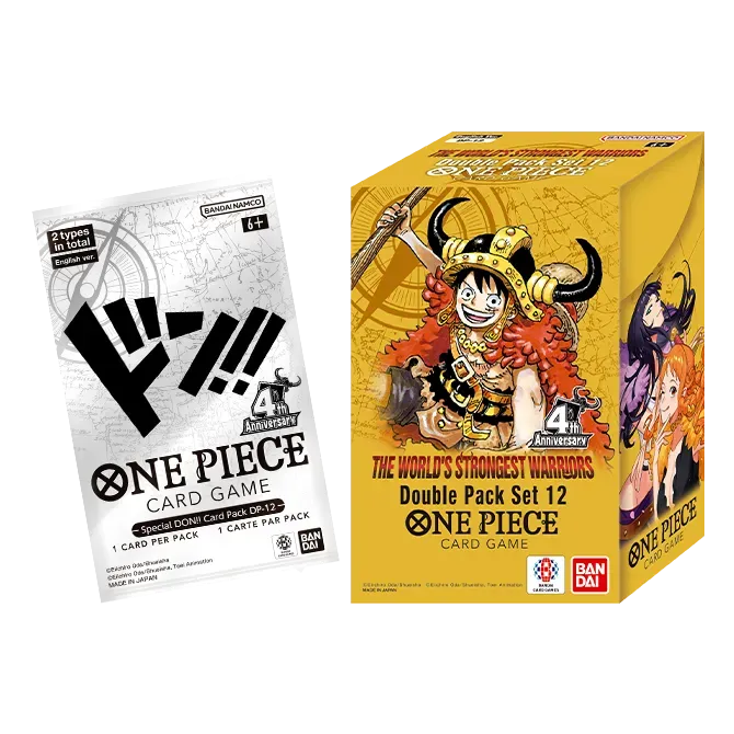 One Piece Card Game Double Pack Set Vol. 12 DP-12 The World's Strongest Warriors