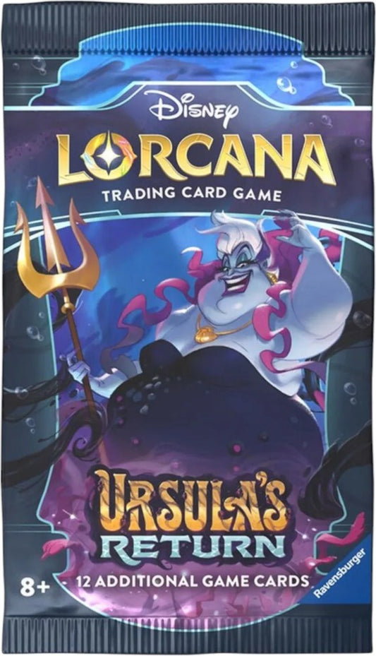Disney Lorcana Ursula's Return Set 4 single sealed booster pack