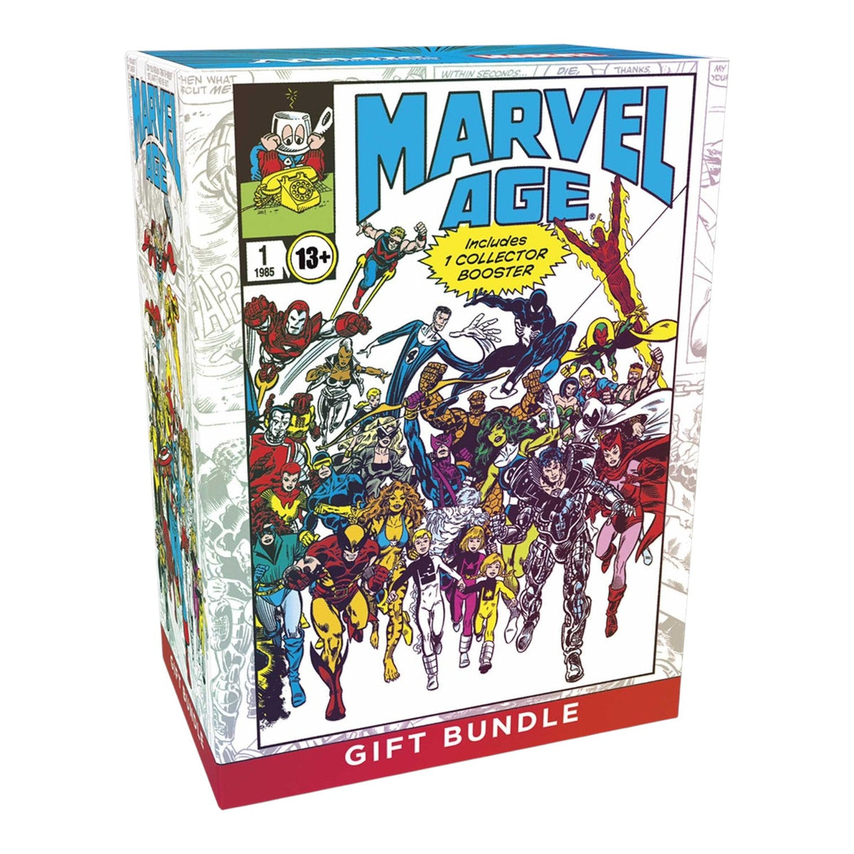 Magic: The Gathering Marvel Super Heroes Gift Bundle box shown front-on and sealed