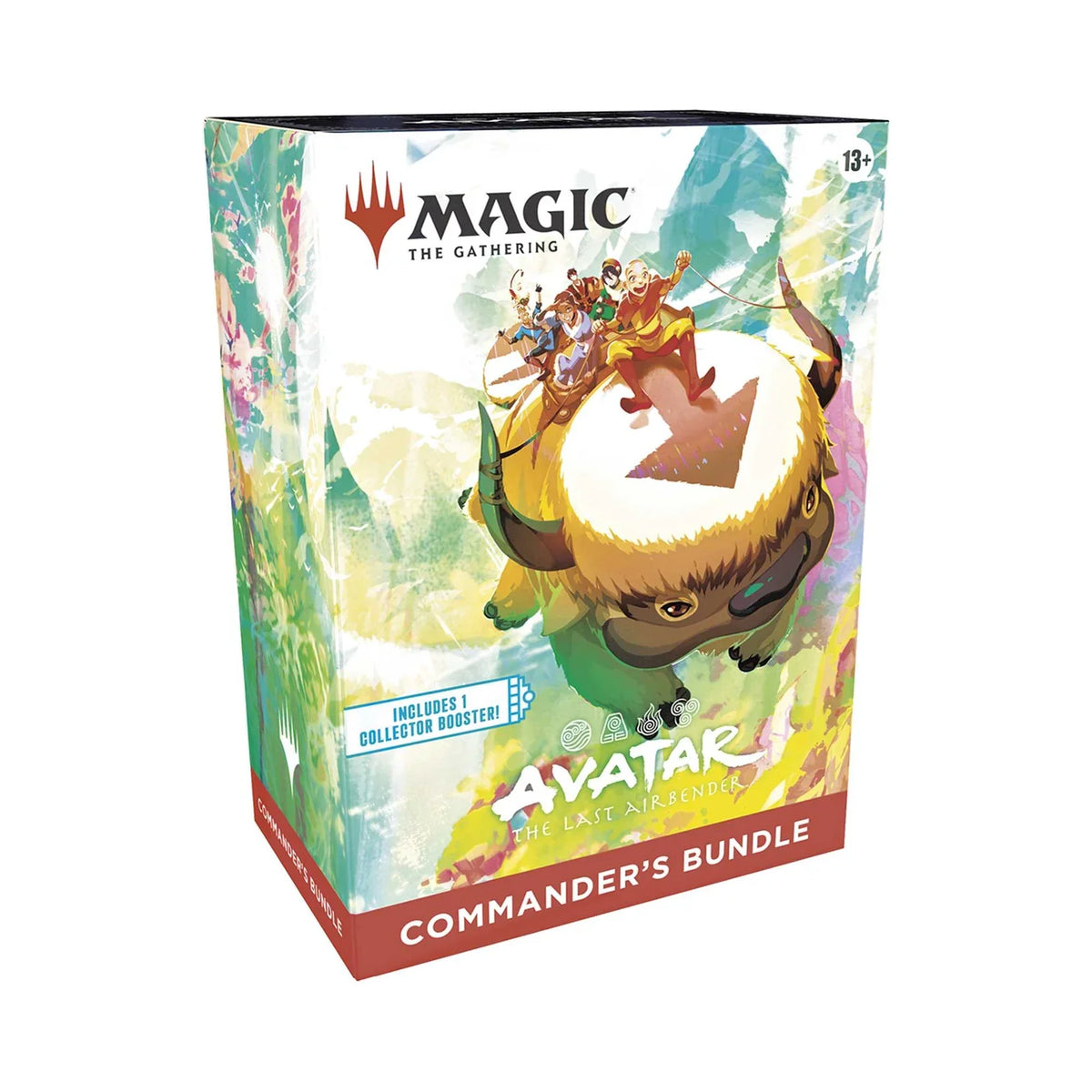 Magic: The Gathering Avatar: The Last Airbender Commander's Bundle shown from the reverse