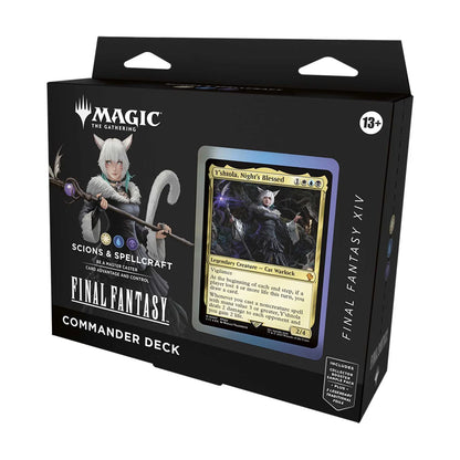 Final Fantasy Commander Deck for Magic: The Gathering shown from an alternate angle