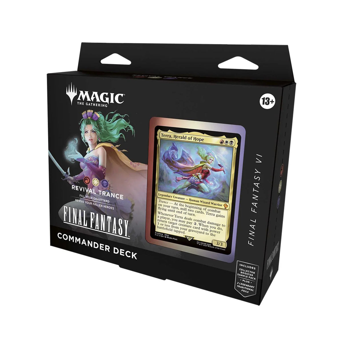 Further view of the Magic: The Gathering Final Fantasy Commander Deck packaging