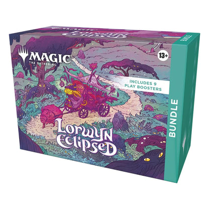 Front of the Magic: The Gathering Lorwyn Eclipsed bundle box showing the set logo and artwork