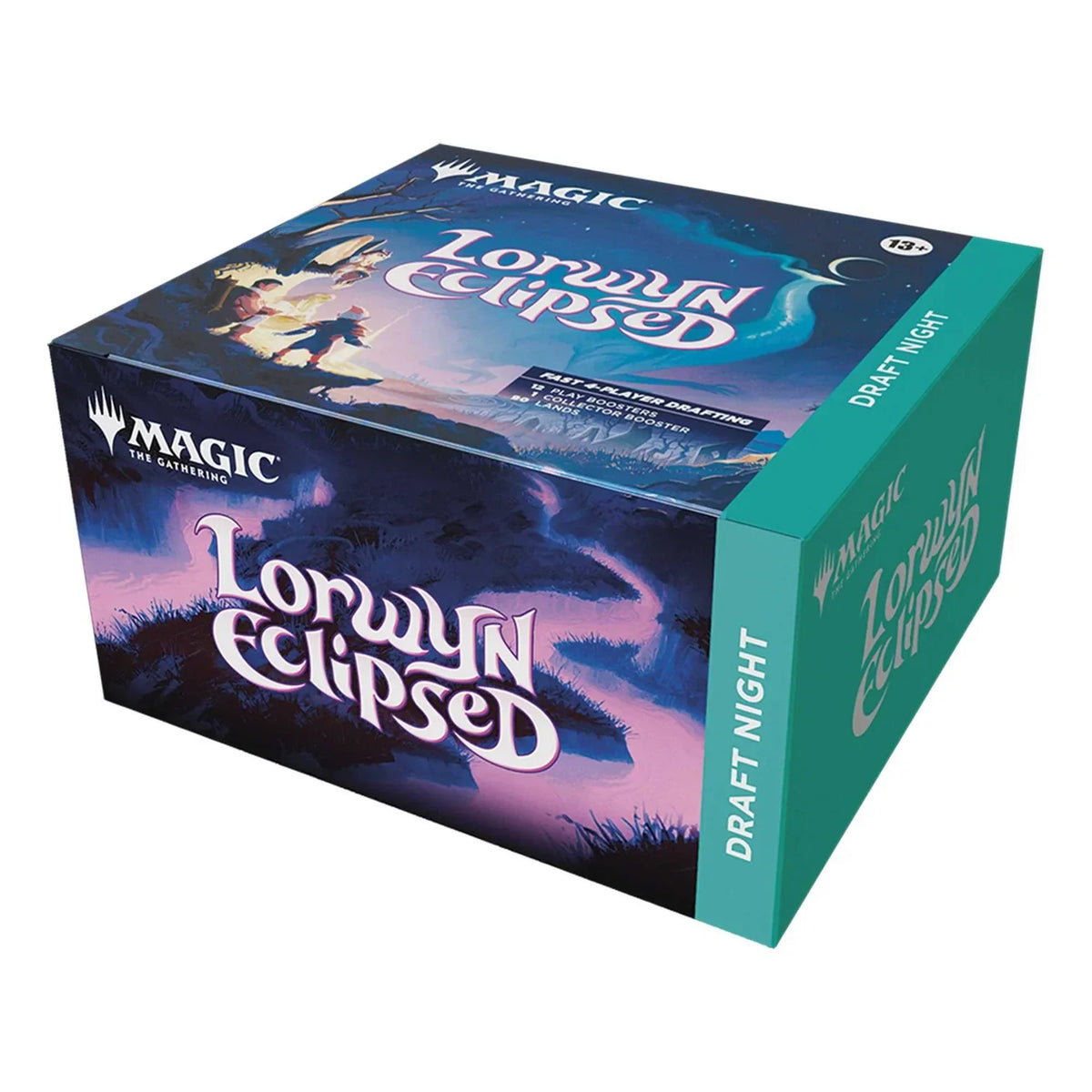 Magic: The Gathering Lorwyn Eclipsed Draft Night box photographed at an angle
