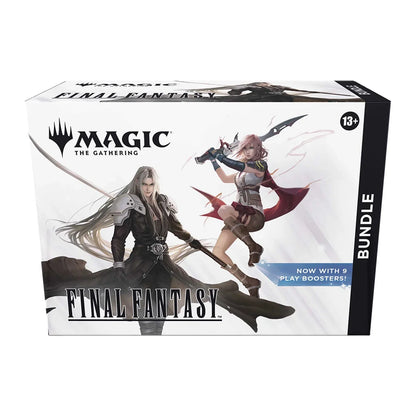 Magic: The Gathering Final Fantasy Bundle, a sealed MTG bundle box, shown front-on