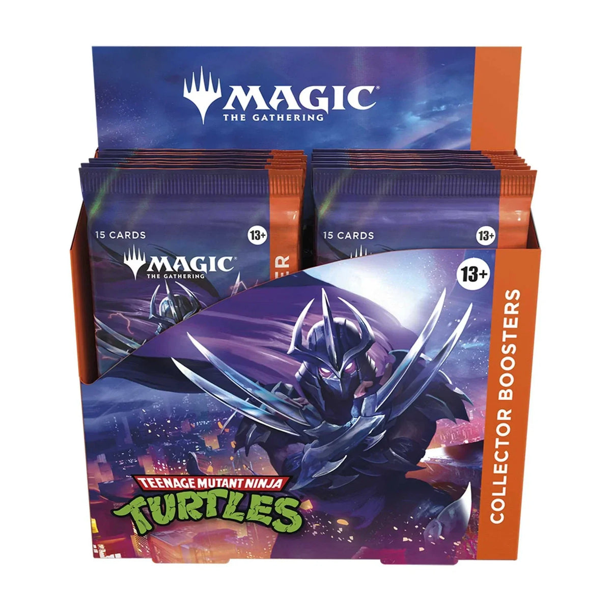 Magic: The Gathering Teenage Mutant Ninja Turtles Collector Booster box, front of the sealed box