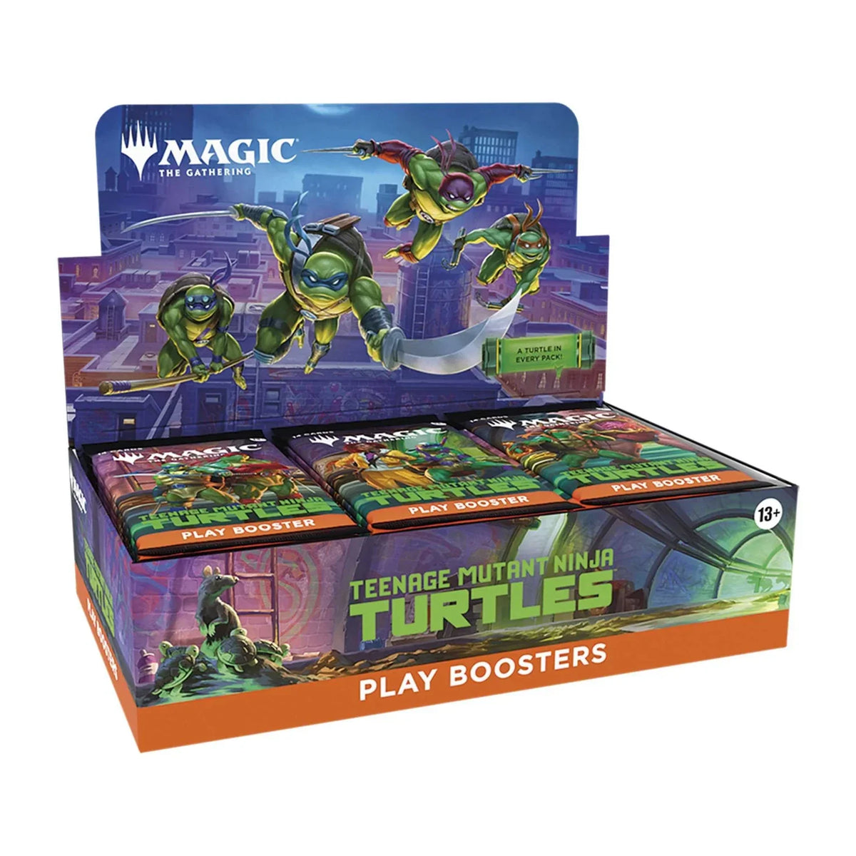 Magic: The Gathering Teenage Mutant Ninja Turtles play booster box display packaging