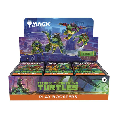 Magic: The Gathering Teenage Mutant Ninja Turtles Play Booster Box shown front-on