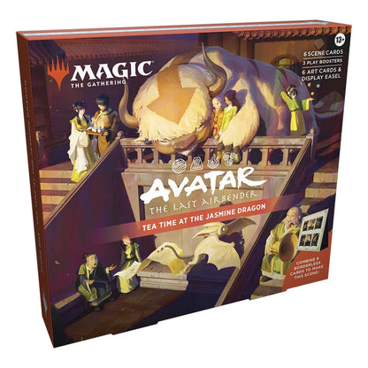 Magic: The Gathering Avatar: The Last Airbender Scene Box, a sealed MTG set, pictured from an alternate angle