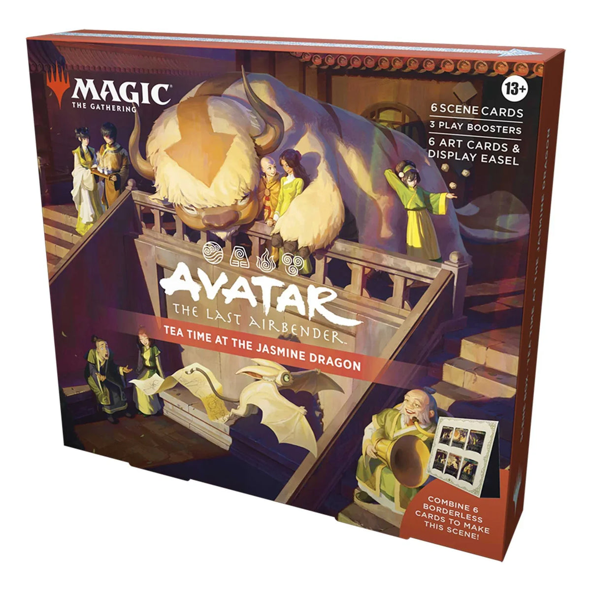 Magic: The Gathering Avatar: The Last Airbender Scene Box, a sealed MTG set, packaging shown in closer detail