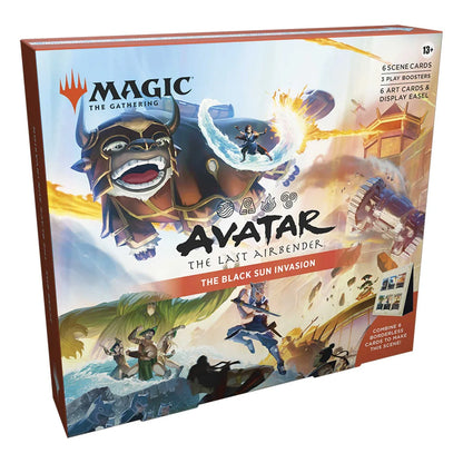 Magic: The Gathering Avatar: The Last Airbender Scene Box, a sealed MTG set, shown in an additional product photo