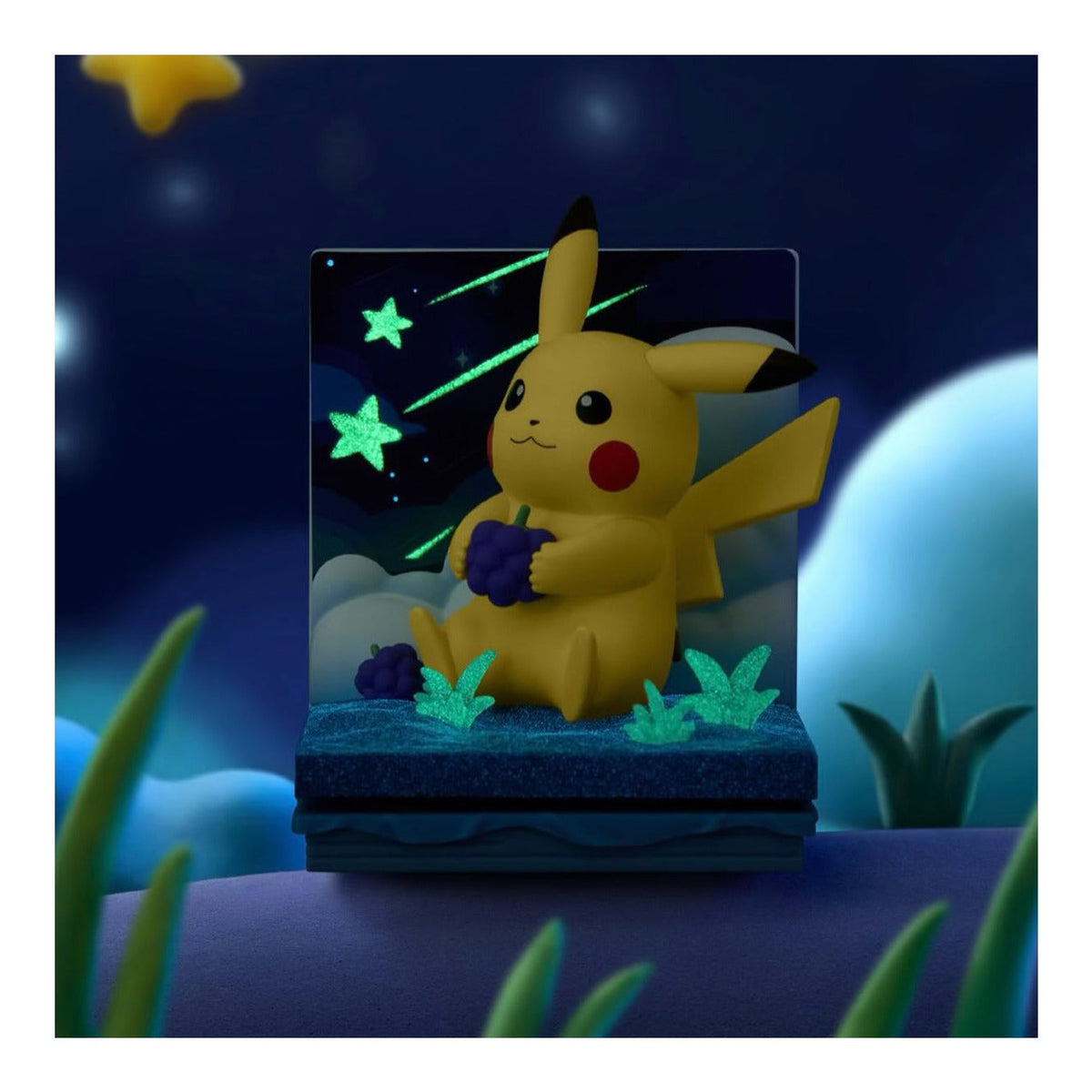 The secret Pikachu glowing in the dark