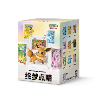 Sealed outer packaging of the Dream Painting Eeveelution figure blind box, Simplified Chinese Pokémon