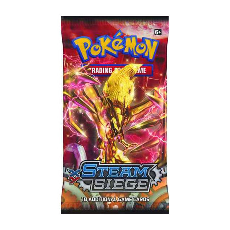 Steam Siege booster pack with the Yveltal wrapper