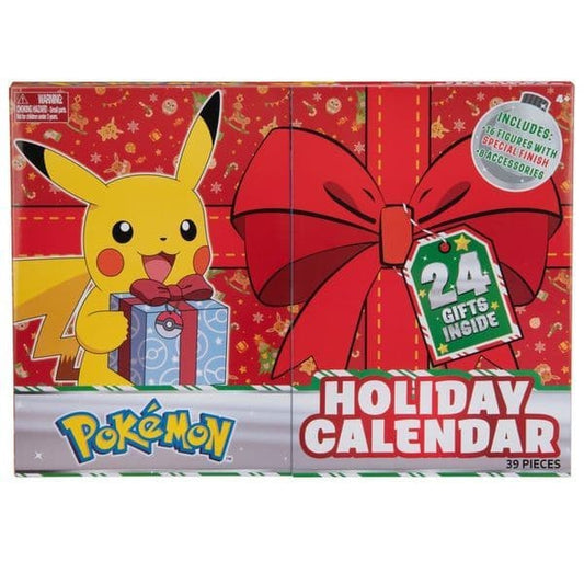 Pokémon Advent Calendar 2021, a festive Pokémon TCG countdown calendar, shown front-on